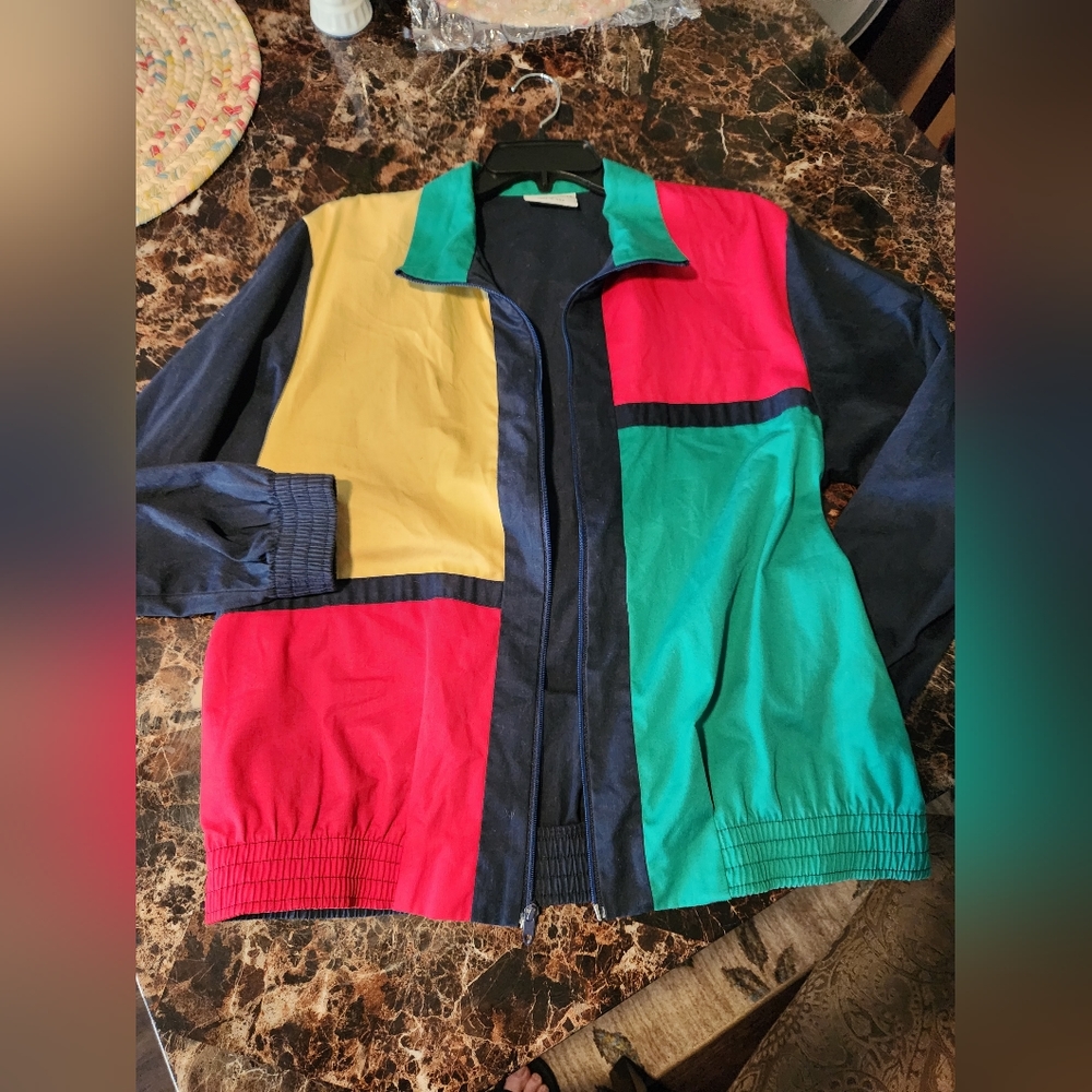 Vintage Alfred Dunner Color Block Jacket